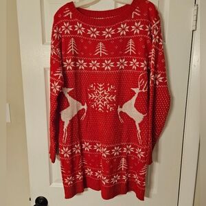 Christmas sweater dress